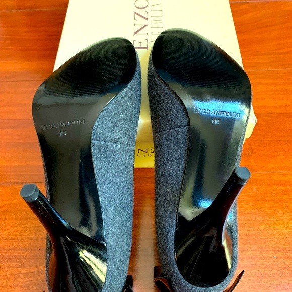 New (Never worn) Enzo Angiolini open toe pumps - Picture 6 of 7